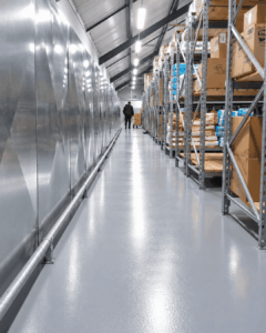 Grey Epoxy flooring for a factory