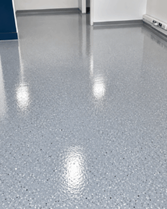 commercial epoxy flooring with flakes